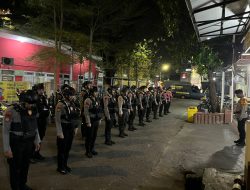 Cegah Aksi Kriminal, Samapta Polrestabes Makassar Patroli KRYD di Sejumlah Titik