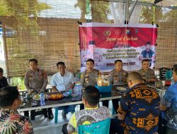 Wujudkan Pelayanan Humanis, Polisi Gelar Jumat Curhat di Bandara Sultan Hasanuddin