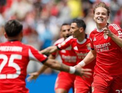 Gol Cepat Schjelderup Bungkam Bayern, Benfica Melaju ke 16 Besar