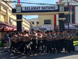 Tingkatkan Kemampuan, Personil Samapta Polrestabes Makassar Gelar Pelatihan Rutin Dalmas