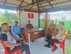 Bhabinkamtibmas Untia Gandeng Lurah dan Tokoh Masyarakat Jaga Kondusifitas Pesisir
