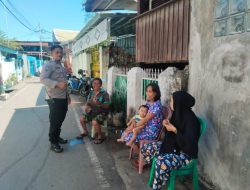 Lewat Silaturahmi Pagi, Aipda Budi Bangun Kepercayaan dan Keamanan di Tengah Warga