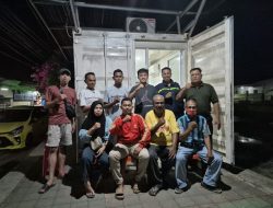 Bhabinkamtibmas Tamarunang Sambang Pos Kontainer, Ajak RT/RW Bersinergi Jaga Kamtibmas