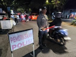 Polsek Tamalanrea Gelar Razia Malam, Gangguan Kamtibmas Berhasil Ditekan