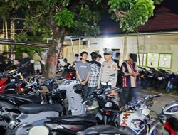 Polisi Amankan Puluhan Sepeda Motor Knalpot Brong Dalam Operasi Cipkon di Makassar