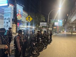 Patroli Perintis Presisi Polrestabes Makassar Sisir Titik Rawan di Makassar Dini Hari