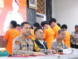 Polrestabes Makassar Tangkap 23 Anggota Geng Motor Usai Serang Warga di Tiga Lokasi