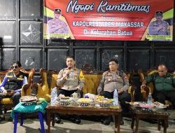 Ngopi Kamtibmas di Kelurahan Batua, Warga Curhat Langsung ke Kapolrestabes Makassar