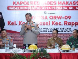 Ngopi Kamtibmas di Kassi-Kassi, Kapolrestabes Makassar Bangun Kedekatan Warga