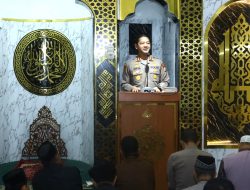 Kapolrestabes Makassar Safari Subuh di Masjid Nurul Mu’Minin, Ajak Orang Tua Peduli Anak
