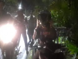 Terobos Razia di Depan Polsek Tamalate, Pemotor Kabur Hingga Terjatuh