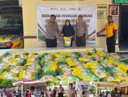 Beras SPHP Ludes Diborong Warga, Pangan Murah Polsek Manggala Disambut Antusias