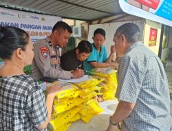 Gerakan Pangan Murah Polsek Makassar Distribusikan 3 ton beras SPHP
