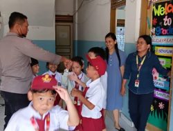 Bhabinkamtibmas Polsek Makassar Bripka Oktavianus Kampanyekan Anti Bullying di Sekolah