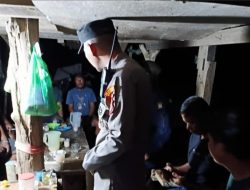 Pesta Miras Resahkan Warga, Polisi Manggala Lakukan Penertiban