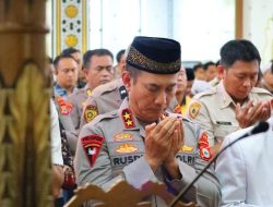 Polda Sulsel Gelar Shalat Gaib untuk Pengemudi Ojol