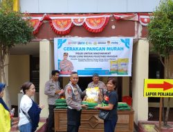 Polsek Ujung Pandang Bersinergi dengan Bulog Salurkan 3 Ton Beras Harga Terjangkau