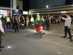 Patroli Malam KRYD, Polrestabes Makassar Razia Sajam dan Knalpot Brong