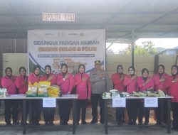 Polsek Tamalate Operasi Pasar Pangan Murah di Mako Polsek Tamalate