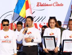 Kapolrestabes Makassar Hadiri Fun Walk Salam Moderasi Sambut HUT Ke-80 RI Bersama Pemuda Lintas Agama