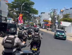 Polrestabes Makassar Hadirkan Rasa Aman Lewat Patroli Presisi di Jalan Protokol