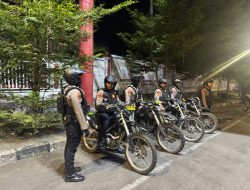 Patroli Samapta Polrestabes Makassar Intensifkan Patroli Malam Harkamtibmas
