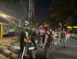 Jaga Kamtibmas, Patroli Samapta Polrestabes Makassar Sisir Jalan Protokol hingga Lorong Warga