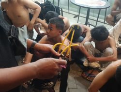 Polsek Tamalate Amankan Puluhan Remaja  Diduga Geng Motor Hendak Melakukan Penyerangan