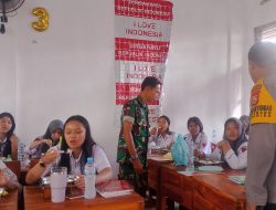 Bhabinkamtibmas Pantau Program Makanan Bergizi Gratis di SMAN 14 Makassar