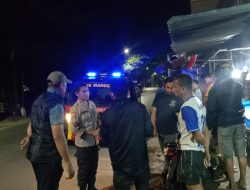 Polsek Manggala Gelar Patroli Malam, Imbau Warga Jaga Kamtibmas
