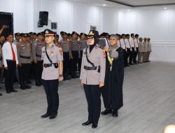Kompol Hj. Erna Ratna Resmi Jabat Kapolsek Panakkukang