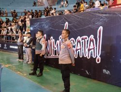 Cegah Tawuran, Personel Polsek Biringkanaya Kawal Pertandingan Final Liga Celebes Mills