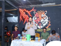Kapolrestabes Makassar Bersilaturahmi dengan Pemuda Pemudi di Tallo, Ajak Jaga Kondusifitas Kota