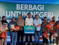 Polsek Tamalate Gelar Bakti Sosial “ berbagi untuk Negeri Wargapeduliwarga” Bersama PT Pelindo Maritim