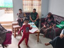 Quick Respon Bhabinkamtibmas Paccerakkang Sambangi Warga Korban Kekerasan