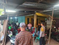 Personel Polsek Biringkanaya Laksanakan Patroli KRYD dan Bubarkan Pesta Miras Jenis Ballo