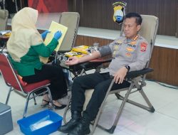 Peringati Hari Jadi Humas Polri ke-74, Bid Humas Polda Sulsel Gelar Aksi Donor Darah