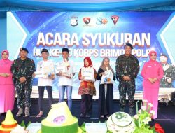 Kapolda Sulsel Hadiri Syukuran HUT Ke-80 Korps Brimob Polri di Makosat Brimob Polda Sulsel