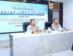 Operasi Zebra Pallawa 2025, Polrestabes Makassar Mantapkan Persiapan Lewat Latpra Ops