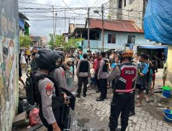 Personel Jajaran Polrestabes Makassar Respons Cepat Tawuran di Jalan Tinumbu