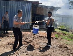 Peduli Kebersihan, Polsek Tamalate Kompak Lakukan Kurvey