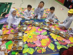 Polsek Panakkukang Kawal Penyaluran 2.161 Paket Makanan Bergizi untuk Pelajar