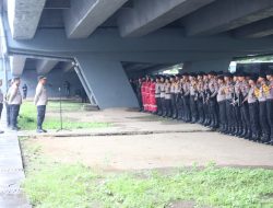 Wakapolrestabes Makassar Pimpin Apel Kesiapan Pengamanan Aksi Memperingati Hari HAM 2025