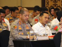 Kapolrestabes Makassar Hadiri Rakor Lintas Sektoral Kesiapan Operasi Lilin-2025