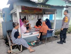 Bhabinkamtibmas Polsek Rappocini DDS ke Warga, Imbau Waspada Bencana