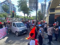 Polrestabes Makassar Berikan Pelayanan Humanis dalam Aksi Unjuk Rasa