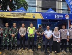 Operasi Lilin 2025, Kapolsek Rappocini Cek Kesiapan Pos Pam