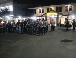 Kapolsek Rappocini Pimpin Apel Cipta Kondisi Malam Minggu, Antisipasi Gangguan Kamtibmas