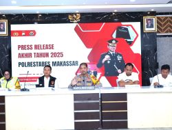 Press Release Akhir Tahun, Kapolrestabes Makassar Paparkan Capaian Kinerja Sepanjang Tahun 2025