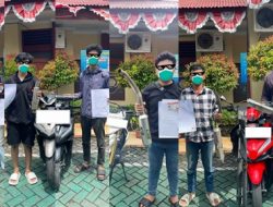 Polsek Panakkukang Tertibkan Knalpot Brong, Enam Motor Diamankan